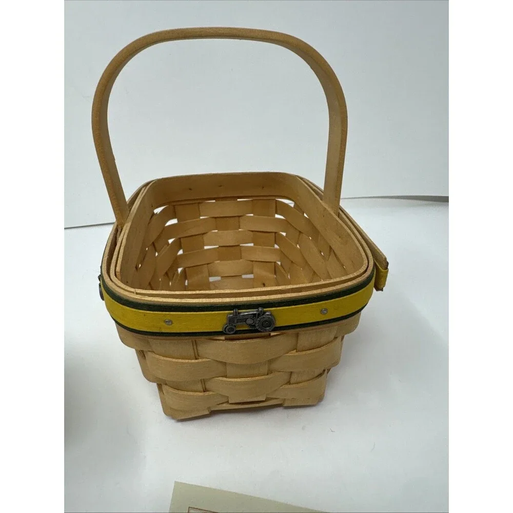 John Deere Tractor Longaberger Basket Liner Serving Solutions Protector Tea 2006